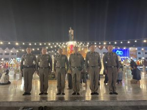 ร่วมออกตรวจบริเวณจัดงานปีใหม่ 2567