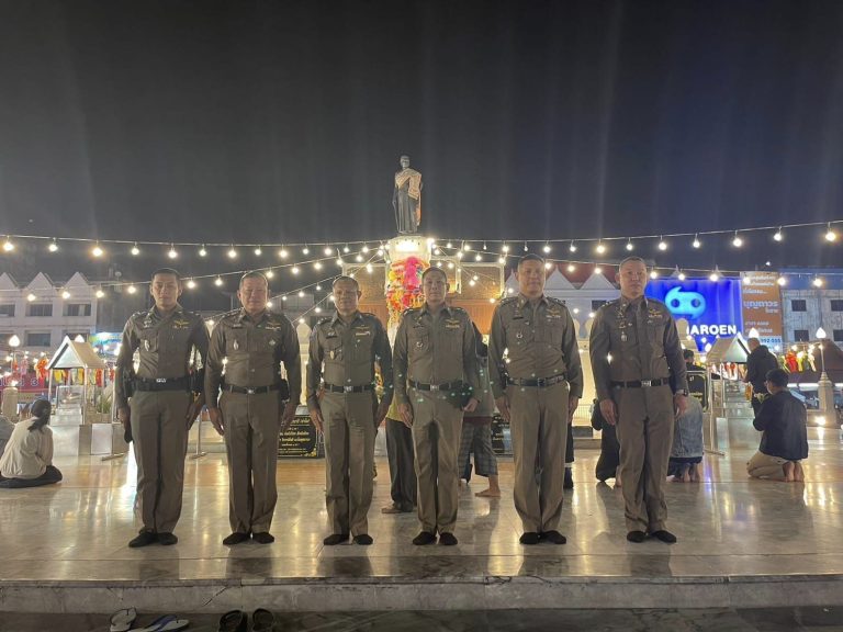 ร่วมออกตรวจบริเวณจัดงานปีใหม่ 2567