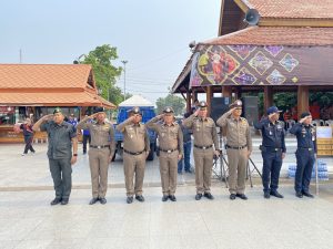 ร่วมปล่อยแถวระดมกวาดล้างอาชญากรรมฯ